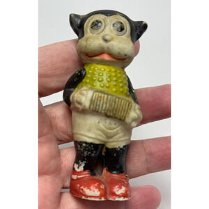 Vintage HTF 3.25" Bimbo Betty Boop Pup Ceramic Figurine Fleischer Studios 1930s